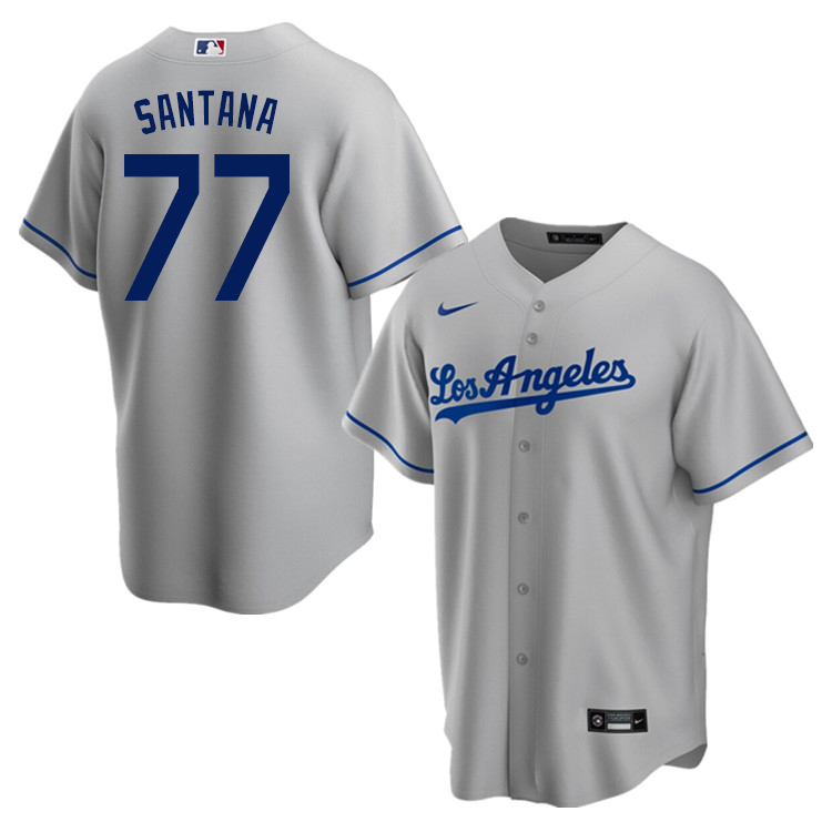 Nike Men #77 Dennis Santana Los Angeles Dodgers Baseball Jerseys Sale-Gray